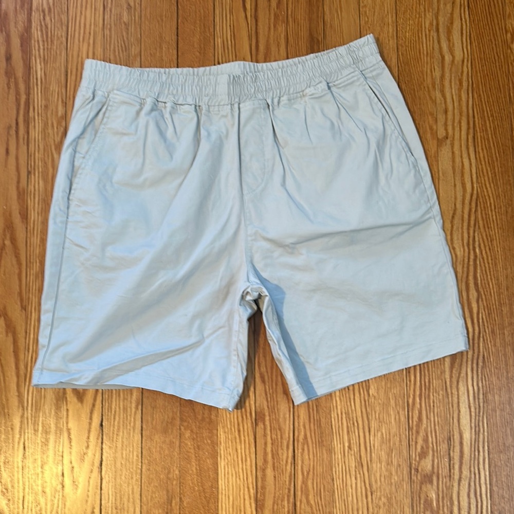 Men's Light Beige Casual Shorts